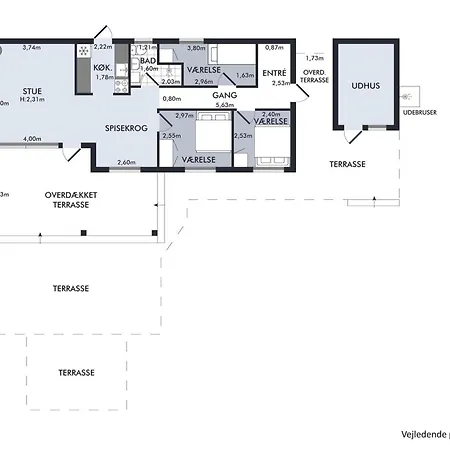 Charming In Scenic Fuglslev With Large Garden And Cosy Outdoor Spaces 펜션 에벨토프트